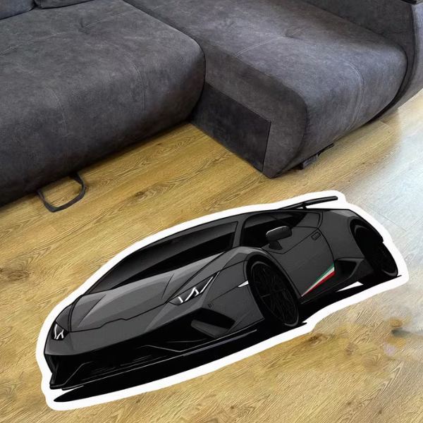 Lamborghini Huracán-Inspired Floor Mat (50x115cm)