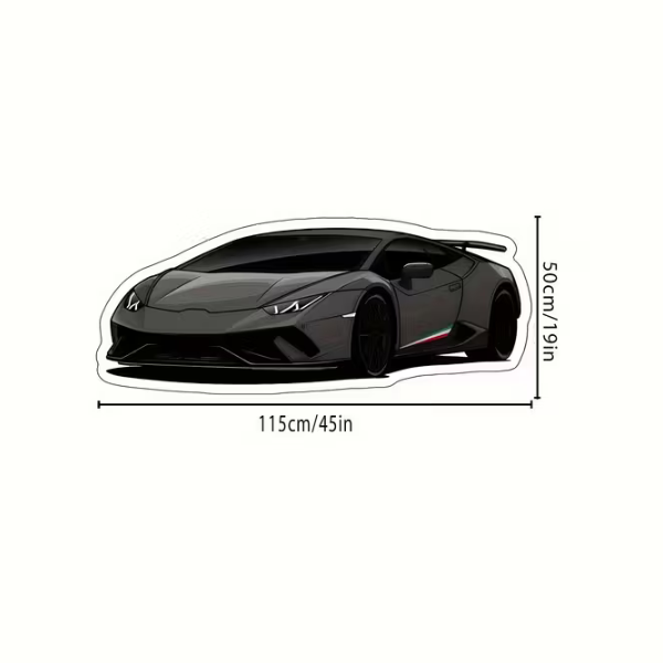 Lamborghini Huracán-Inspired Floor Mat (50x115cm)