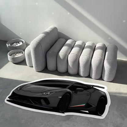 Lamborghini Huracán-Inspired Floor Mat (50x115cm)